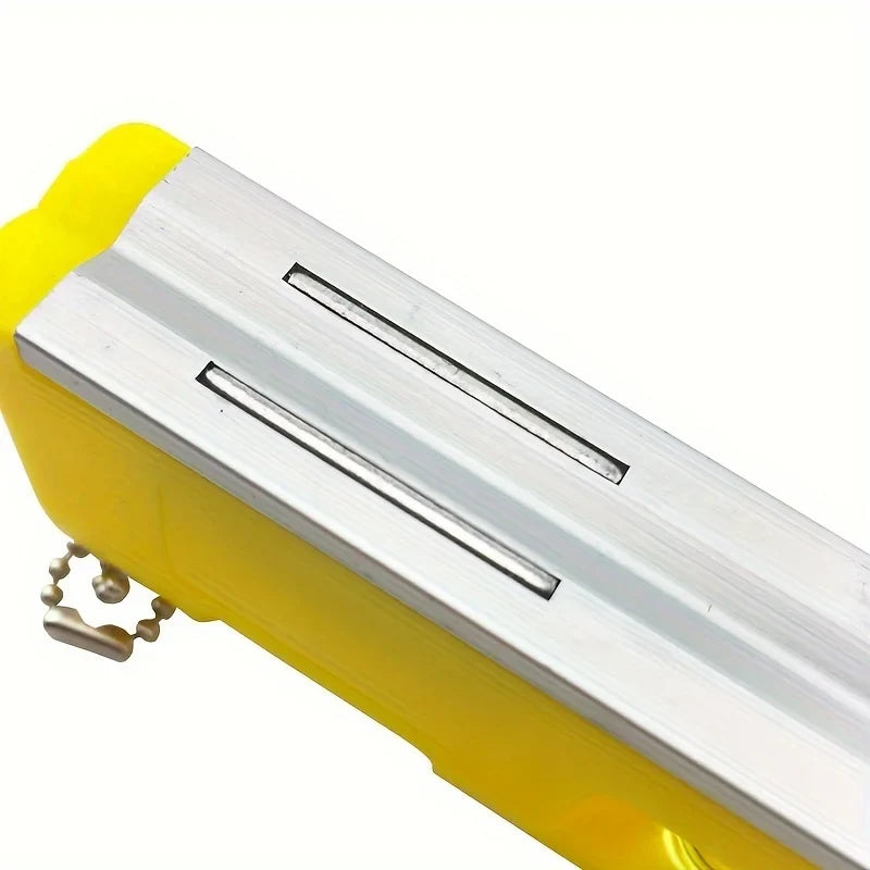Mini Magnetic Torpedo Level with Bubble Vial & Hanging Chain Torpedo Level Tool Qme