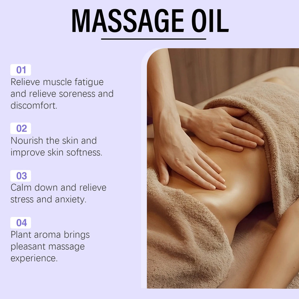 Natural Lavender Body Massage Oil – Calming Aromatherapy 100ml Body Massage Oil Qst