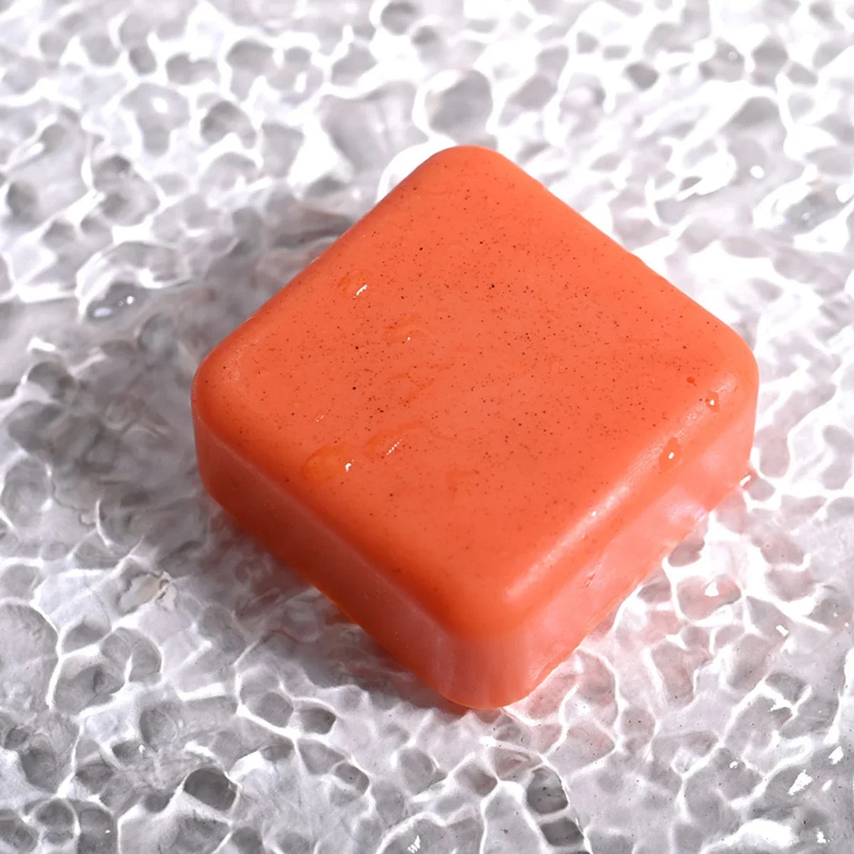 Kojic Acid Scrub Soap – Orange & Papaya Body & Face Wash Brightening Scrub Soap Qme