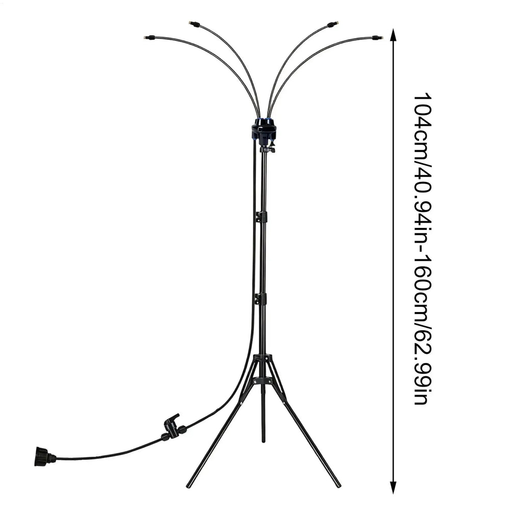 Portable Standing Patio Mister | Adjustable Height Sprinkler Patio Misting Sprinkler Qme