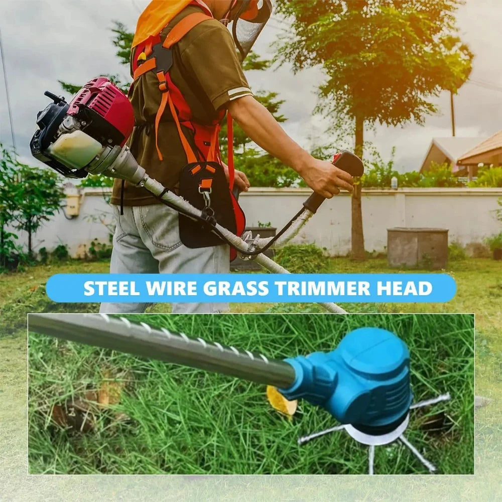 Heavy Duty Steel Wire Brush Head – Weeding, Moss & Rust Remover Garden Cleaning Tool Qme