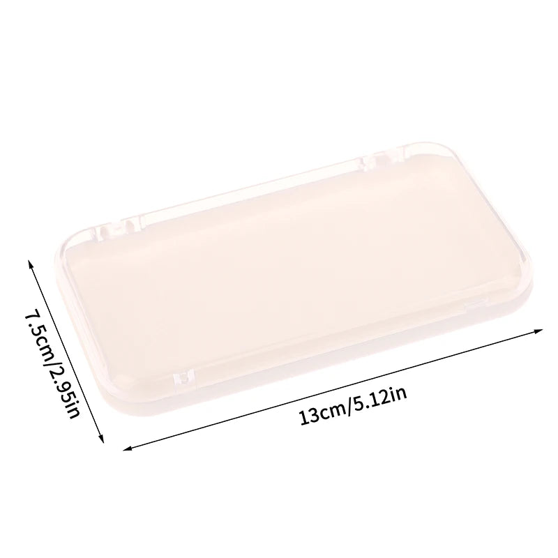 Clear Press-On Nail Storage Box with Lid | Salon Organizer Nail Storage Case Qst