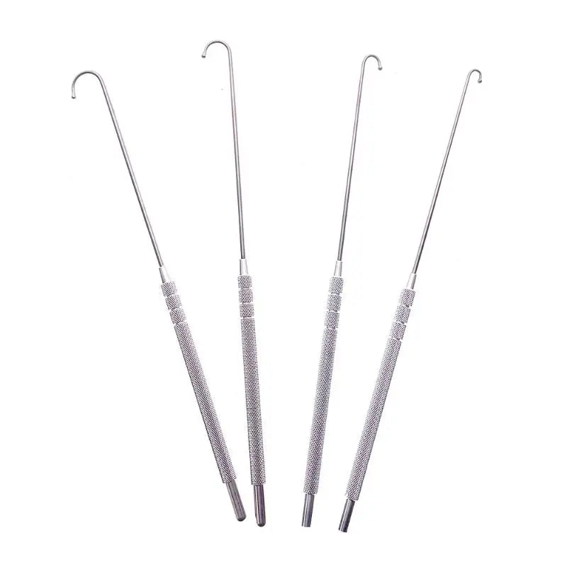 Veterinary Ball-Type Snook Hook – Stainless Steel Spay Instrument Veterinary Surgical Instrument Qme