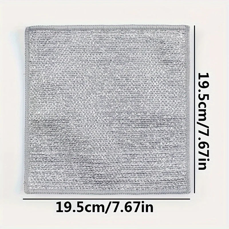 20-Pack Stainless Steel Wire Scrubbing Cloths | Kitchen Wire Scrubbing Cloths Qme