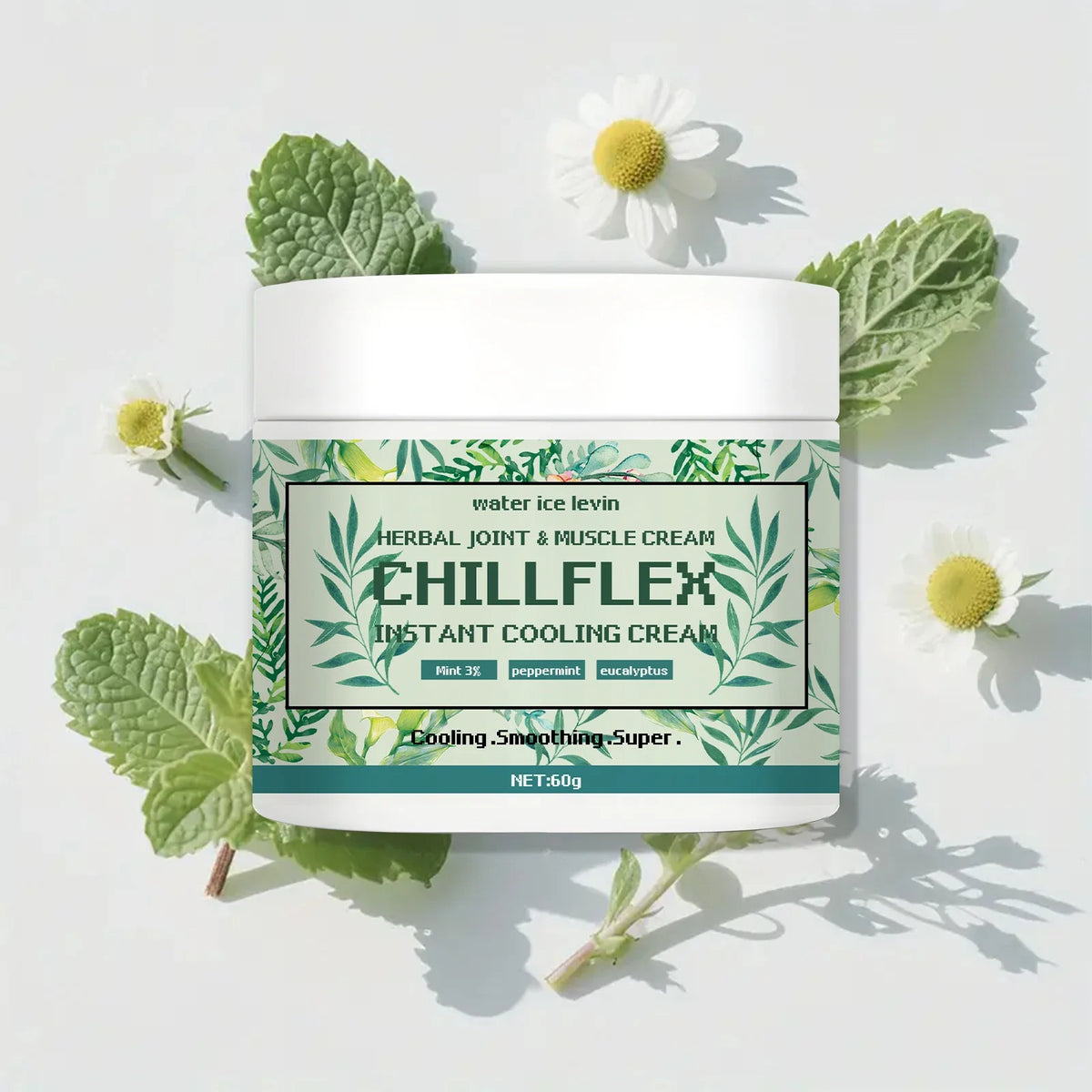Cooling Herbal Cream – Peppermint & Eucalyptus | 60g Cooling Herbal Cream Qme