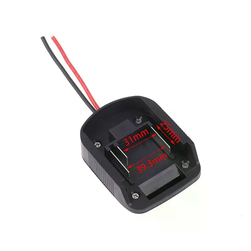 18V Li-ion Battery Cable Adapter – BL1830 BL1840 BL1850 Battery Adapter Connector Qme