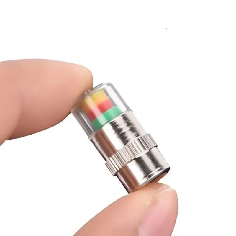 Tire Pressure Indicator Valve Caps | 2.2–2.4 Bar Monitor Tire Pressure Monitor Qme