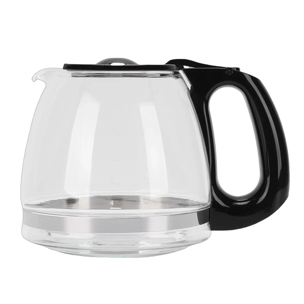 Glass Coffee Carafe Heat-Resistant Handle | Easy Clean Coffee Carafe Qme for BD 12 Cup 1.8L