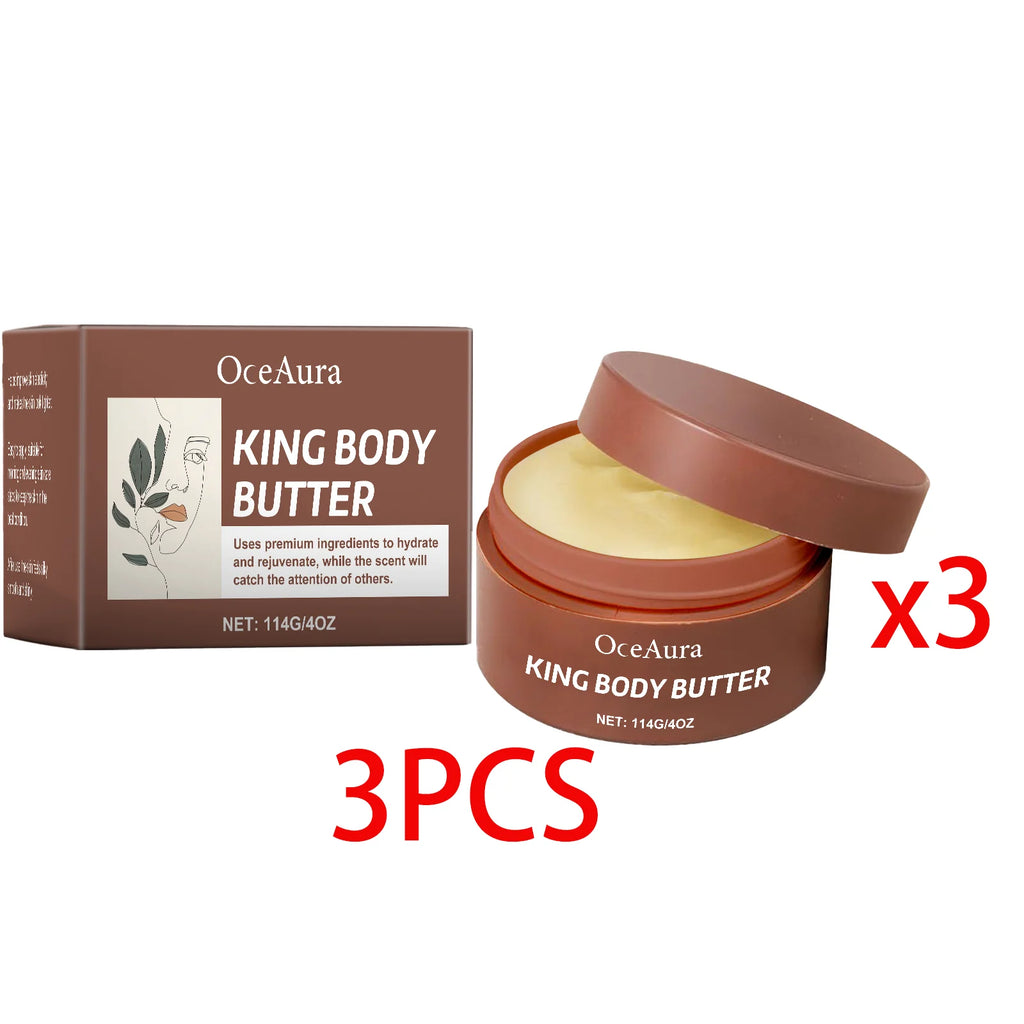OceAura Shea Butter Body Cream – Deep Moisturizer 114g Body Moisturizer Cream Qst 3 PCS