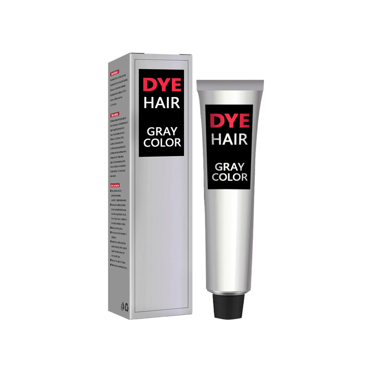 Eelhoe Smoky Gray Permanent Hair Dye Cream – Silver Grey Hair Dye Cream Qst 100ml boxed