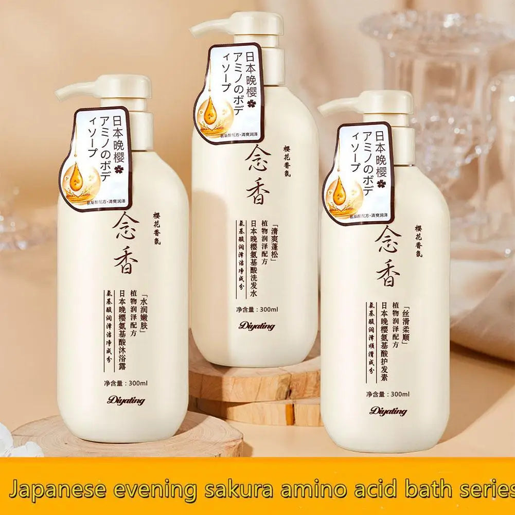 Japanese Amino Acid Shampoo, Conditioner & Body Wash 300ml Amino Acid Shampoo Qme