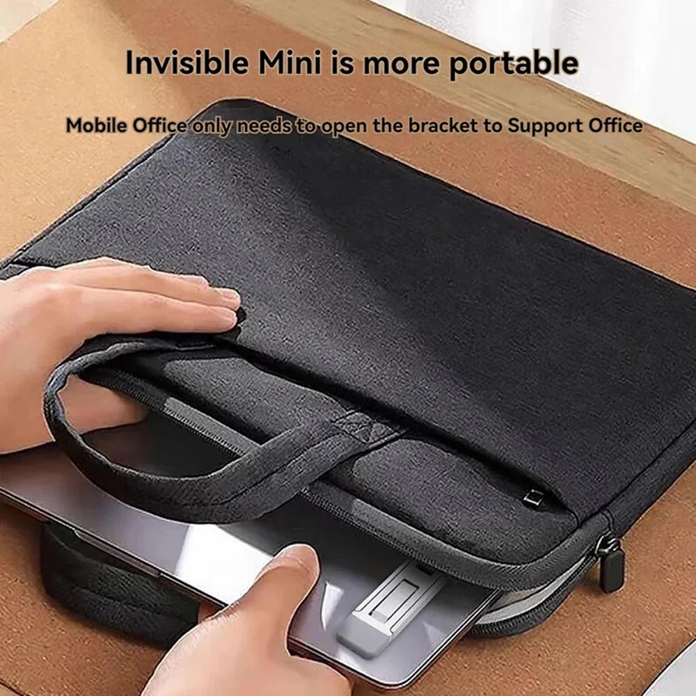 Portable Adjustable Aluminum Laptop Stand – Foldable Notebook Holder Laptop Stand Qme