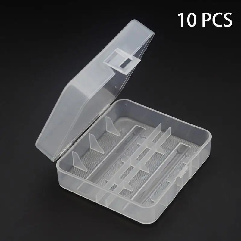 26650 Battery Storage Case – 2-Slot Durable Plastic Holder Battery Storage Case Qme A2