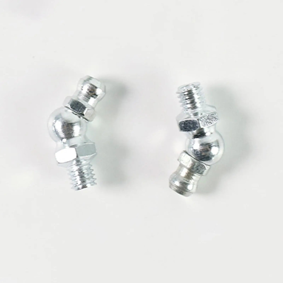 90° Metric Grease Fittings Elbow Hydraulic Nipples 10-Pack Grease Fittings Kit Qme