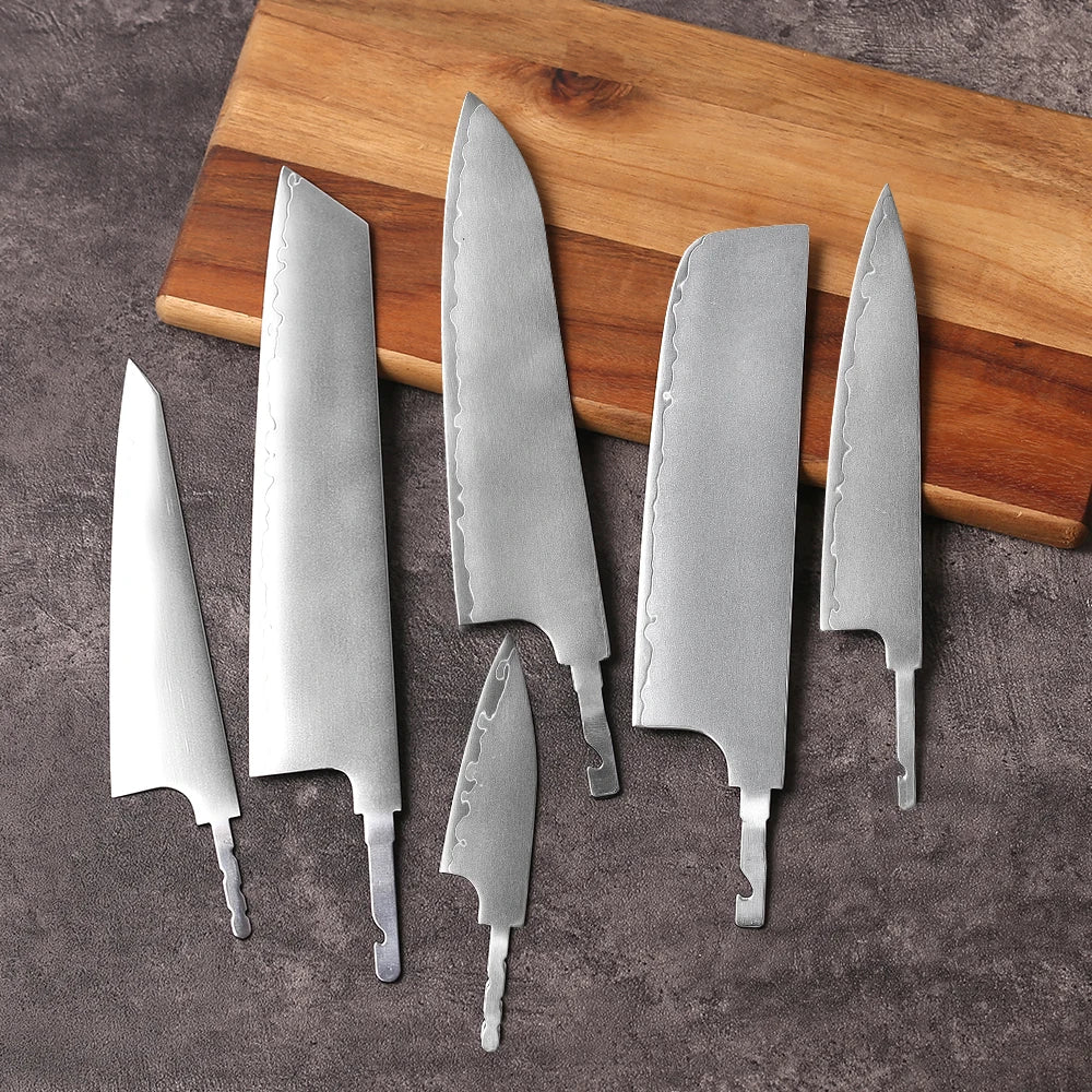 DASHWAY Japanese Hand Forged Blank Blade – DIY Kitchen Knife Blank Knife Blade Qst