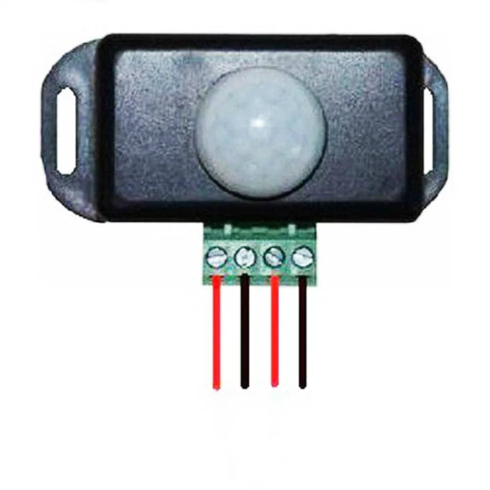 ESCAM 12V-24V 8A PIR Motion Sensor Auto Switch for LED Lights PIR Motion Sensor Switch Qme