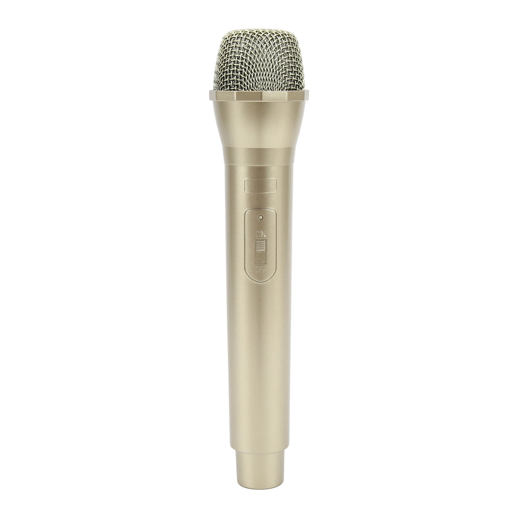 Realistic Prop Microphone for Karaoke, Stage & Dance Shows Prop Microphone Qst Gold
