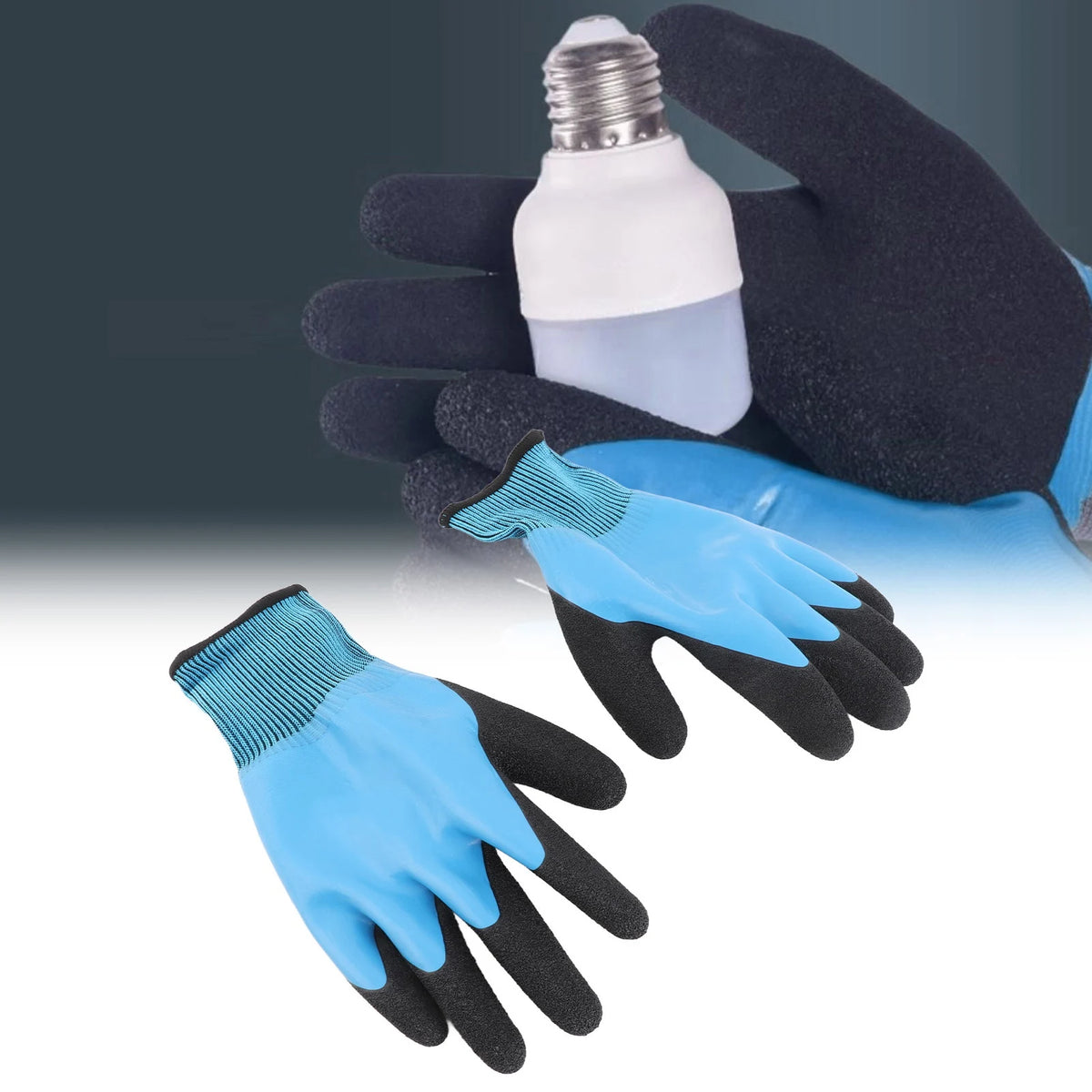 1000V Electrical Insulating Gloves – 360° Rubber Work Gloves Electrical Safety Gloves Qst