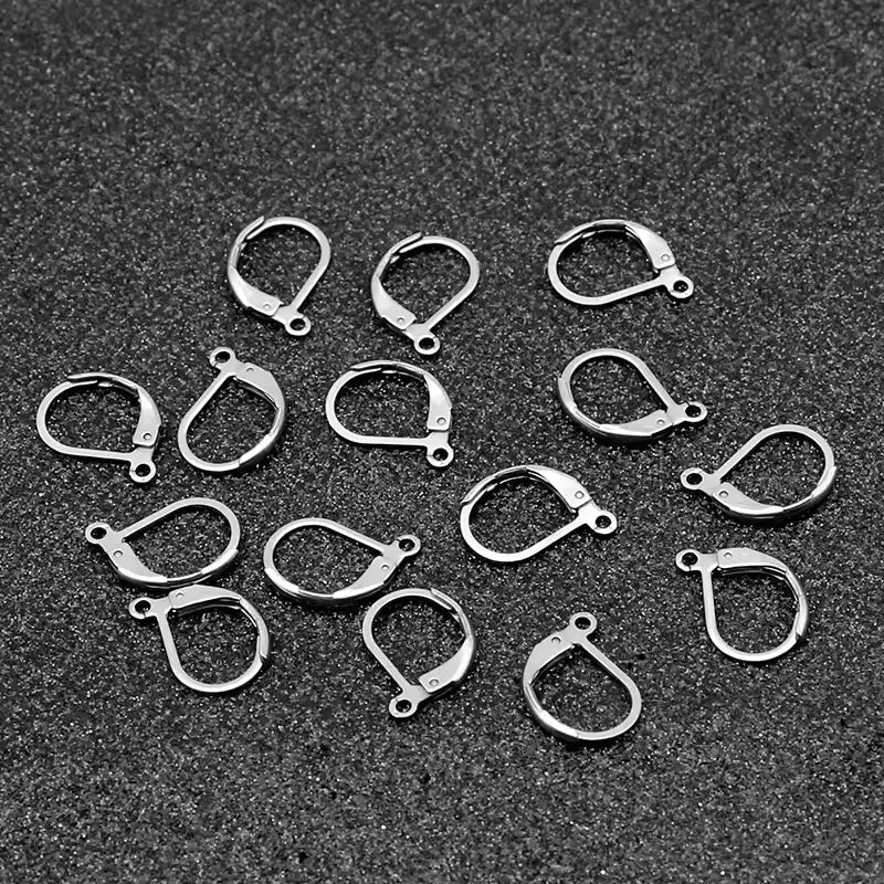 925 Sterling Silver Earring Findings – Hooks & Leverbacks (100pc) Earring Findings Qme