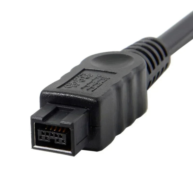 FireWire 800 to 400 Cable 9-Pin to 6-Pin IEEE 1394 2ft FireWire Cable Qme