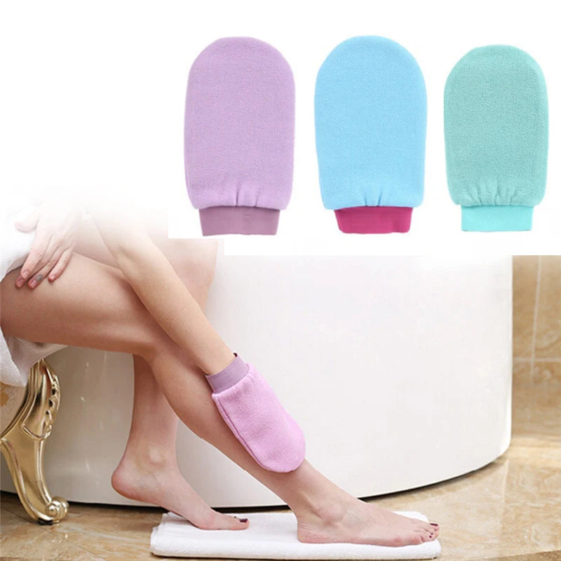 Exfoliating Bath Scrub Mitt – Spa Body Scrubber Glove Body Scrub Mitt Qst