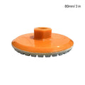 80mm Ceramic Tile Edge Grinding Disc M14 Thread Dry Polishing Grinding Disc Qme A