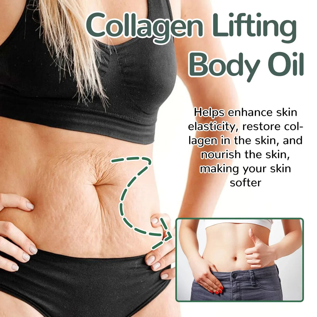 Collagen Lifting Body Oil – Firming & Hydrating Massage Oil Firming Body Oil Qme