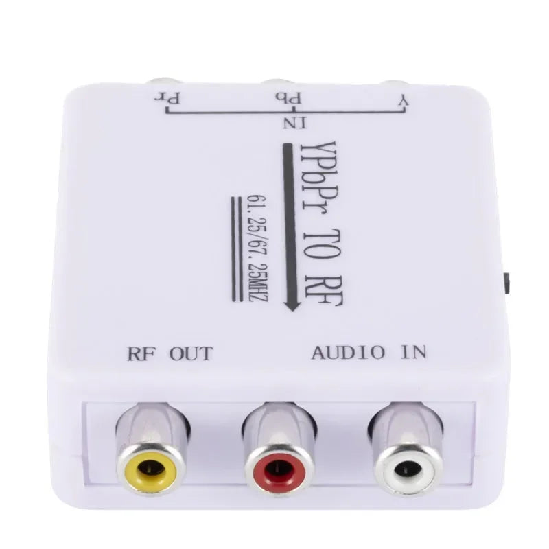 YPbPr to RF Audio Converter | Single Wire Signal Transmission AV Signal Converter Qme