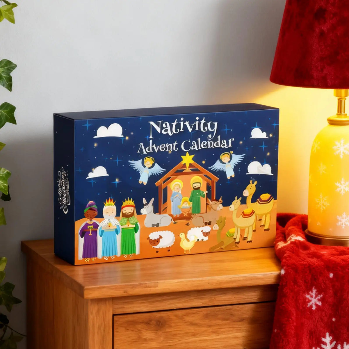 25-Day Christmas Nativity Advent Calendar Toy Set for Kids Nativity Advent Calendar Qme