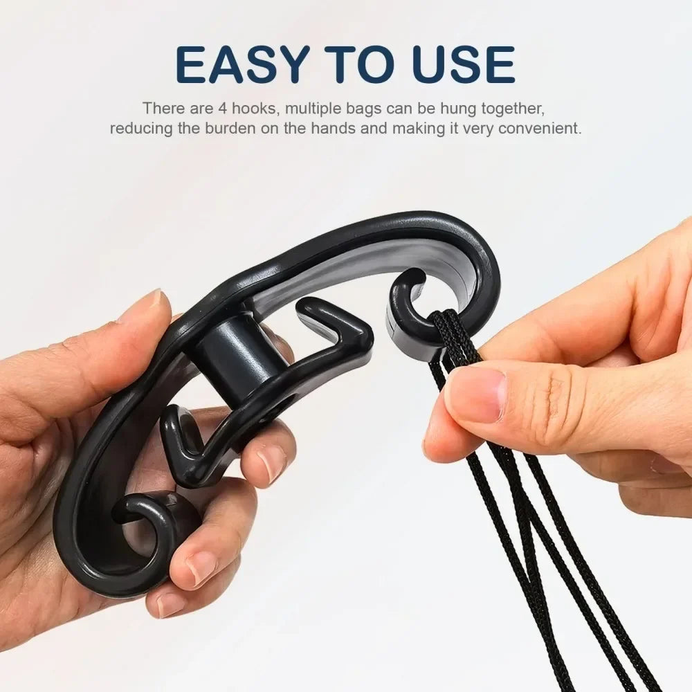 Portable Shopping Bag Grip Organizer | Multi-Bag Carrier Bag Carry Handle Qme