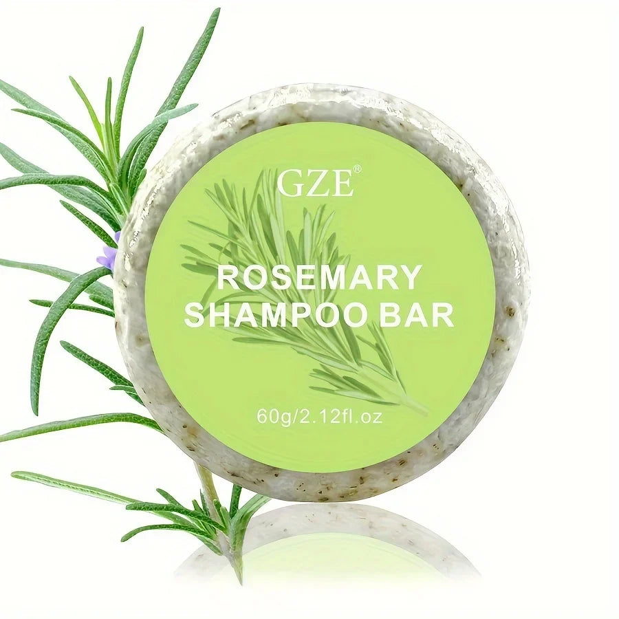 GZE Rosemary Shampoo Bar – Strengthening & Cleansing | Qme Solid Shampoo Bar Qme