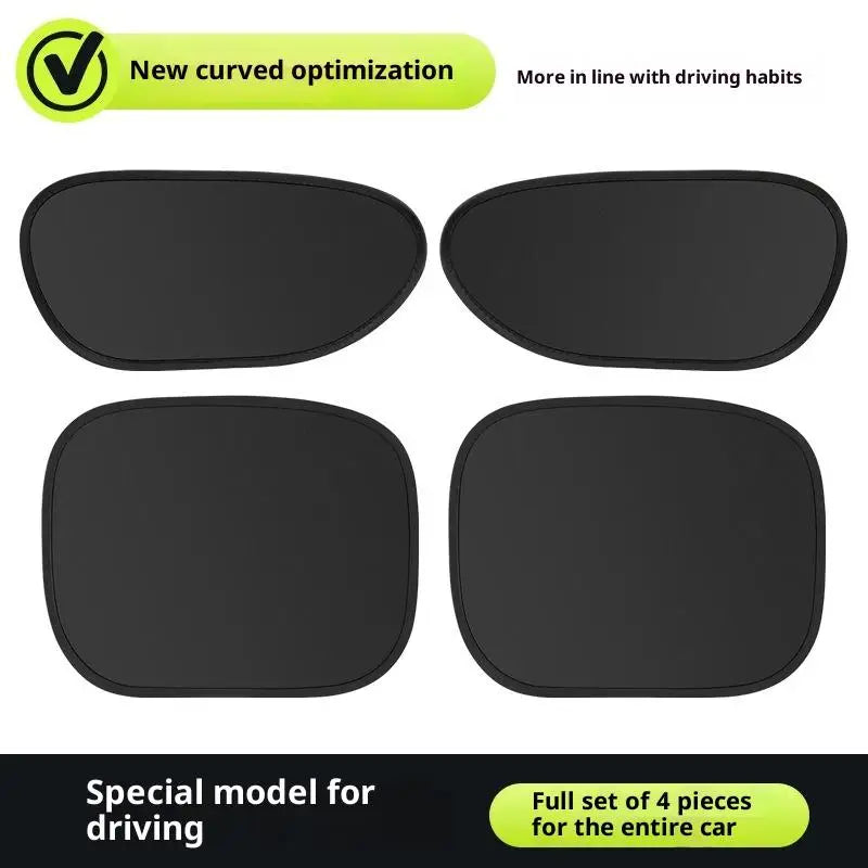 Car Window Sun Shade Universal Side Sunshade UV Protection Car Window Sunshade Qme 6