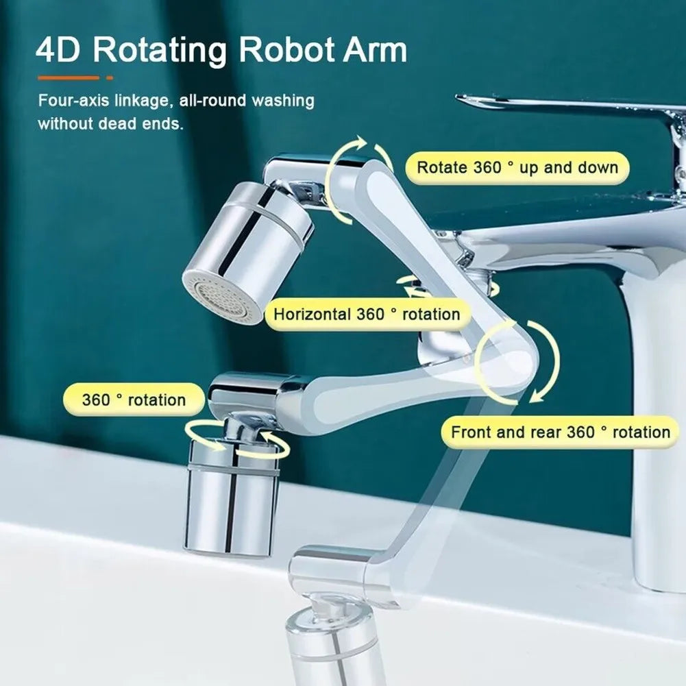 1080° Rotation Metal Faucet Sprayer Head – Universal Kitchen Sink Faucet Sprayer Head Qme