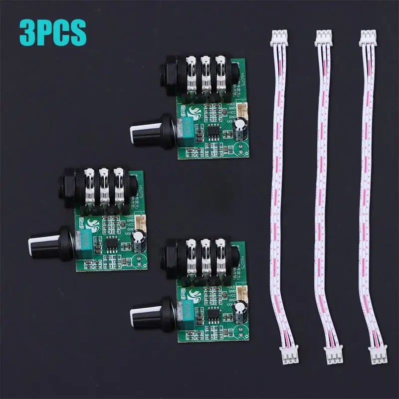 TL072 12V High-Impedance Op-Amp Guitar Preamp Board Op-Amp Preamp Board Qme 3PCS