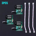 TL072 12V High-Impedance Op-Amp Guitar Preamp Board Op-Amp Preamp Board Qme 3PCS