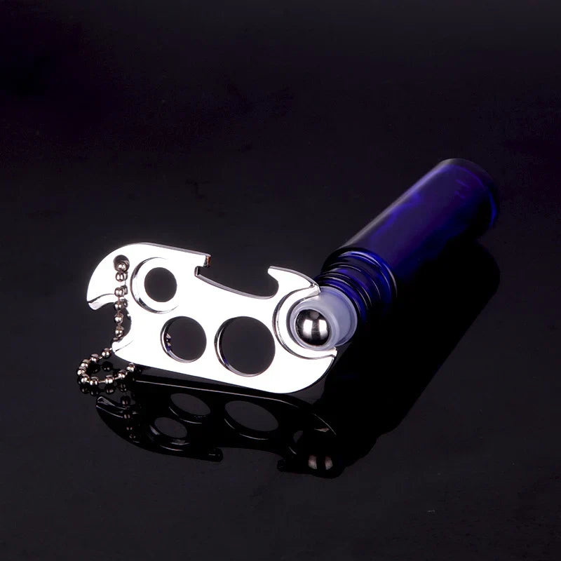 Essential Oil Roller Ball & Cap Opener Key Tool – Zinc Alloy Aromatherapy Tool Qme