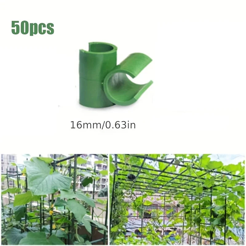Plant Support Grid Cross Clamp Connectors – 4 Sizes Garden Support Clamps Qme