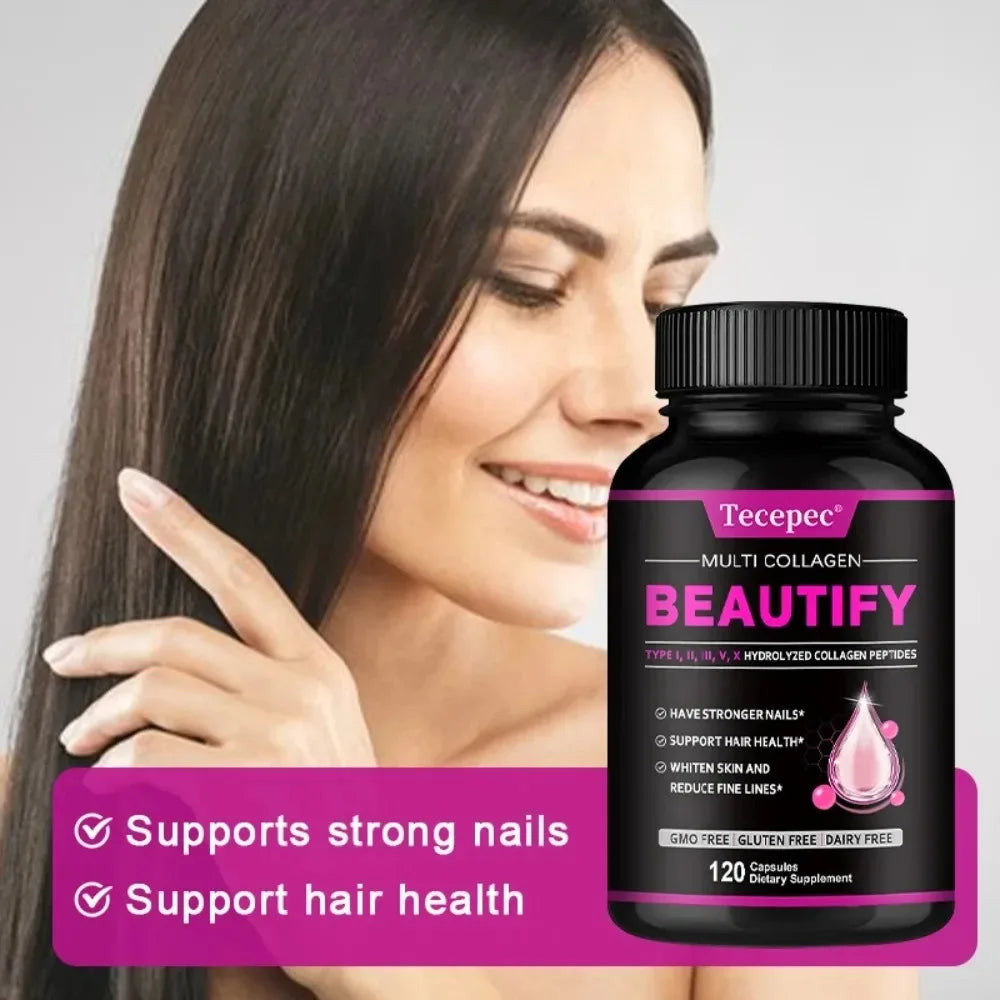 ZENVITALIZE Collagen 1500mg Capsules – GMO & Gluten Free Collagen Supplement Qst