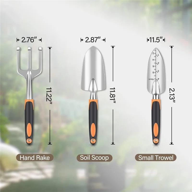 Heavy Duty Aluminium Alloy Garden Tool Set – Lightweight Garden Tool Set Qme