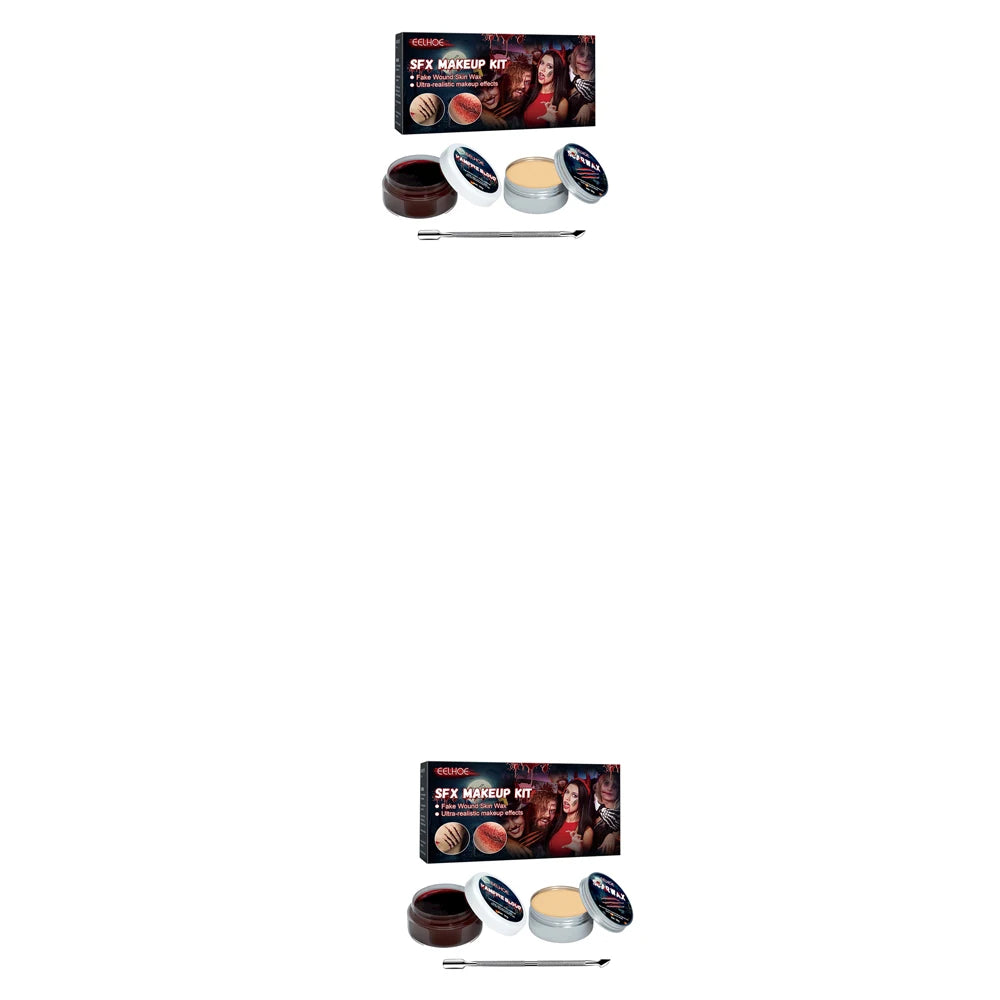 Halloween Skin Wax & Fake Blood SFX Makeup Kit – eelhoe SFX Makeup Kit Qst 2pcs