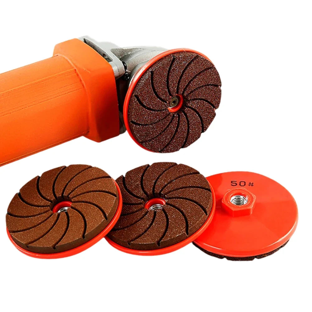 80mm Wet Dry Polishing Pad Backer – Granite Stone Concrete Marble Polishing Pad Backer Qme