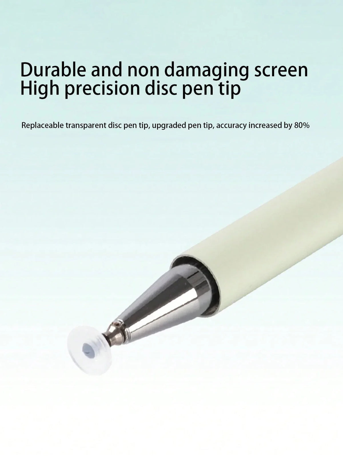 Macaron Gradient Capacitive Stylus Pen – Disc Tip & Magnetic Cap Capacitive Stylus Pen Qme