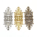 Flower Filigree Wraps & Connectors for Jewelry Making – 10pcs Jewelry Findings Qme Random mixed