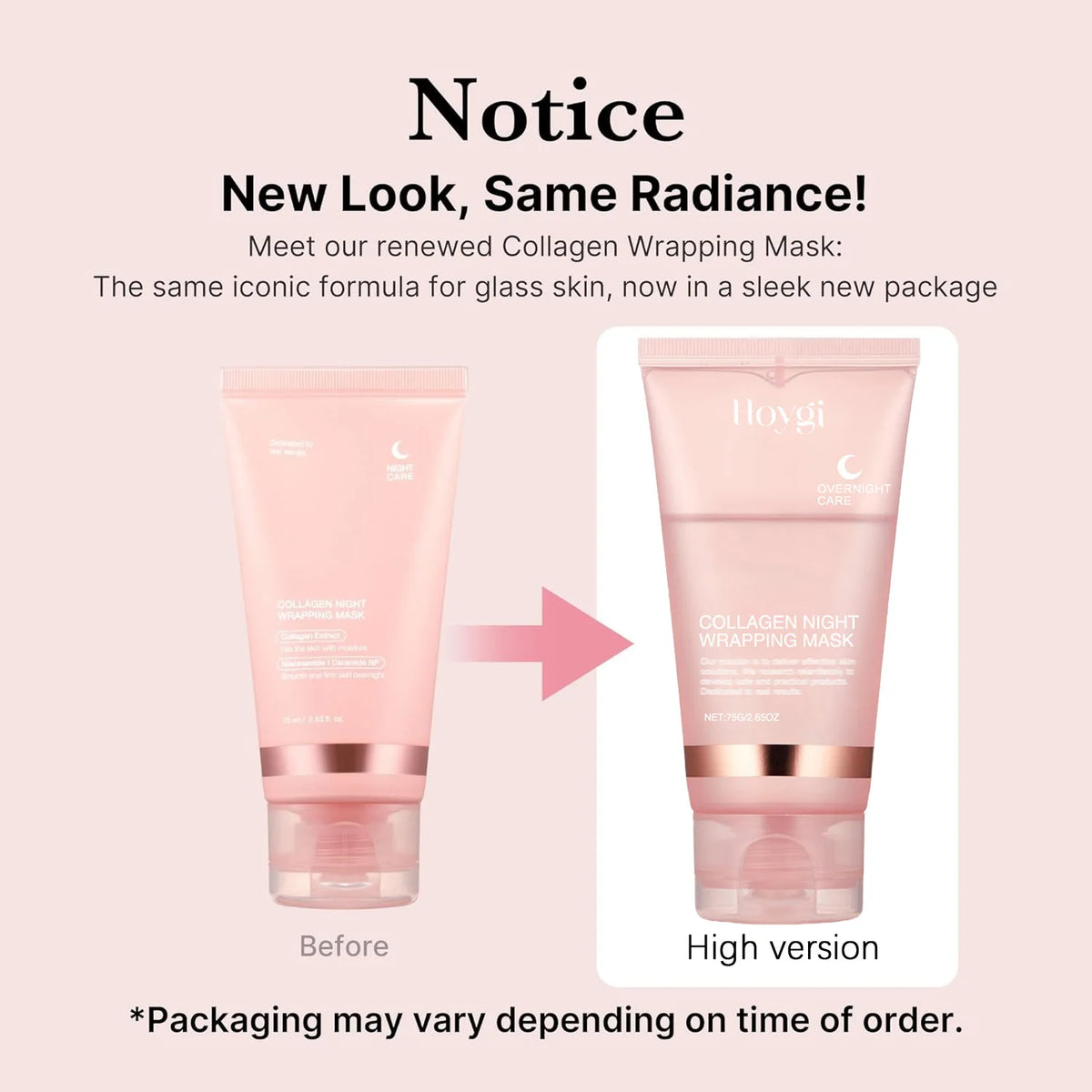 REAROYA Collagen Overnight Peel-Off Facial Mask 75ml Collagen Face Mask Qst