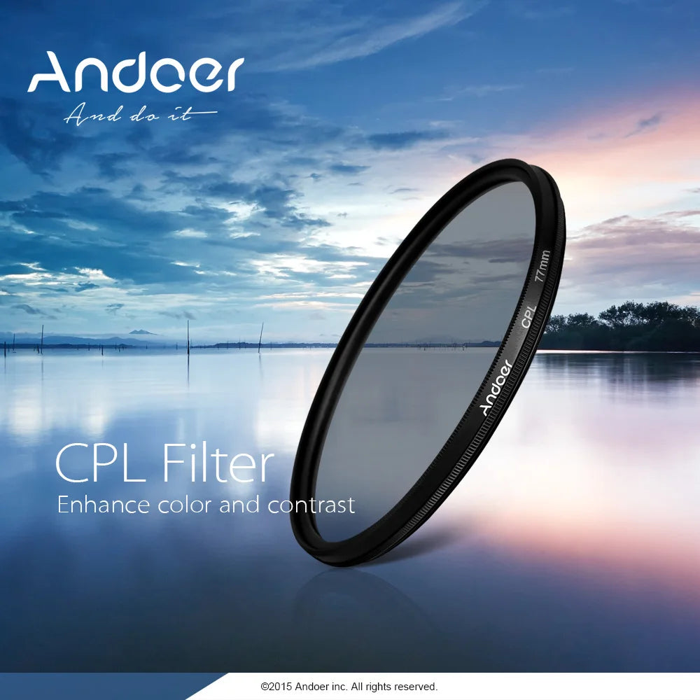 52mm Camera Filter Kit – UV, CPL, Macro & Star 8-Point Filters Camera Lens Filter Kit Qst