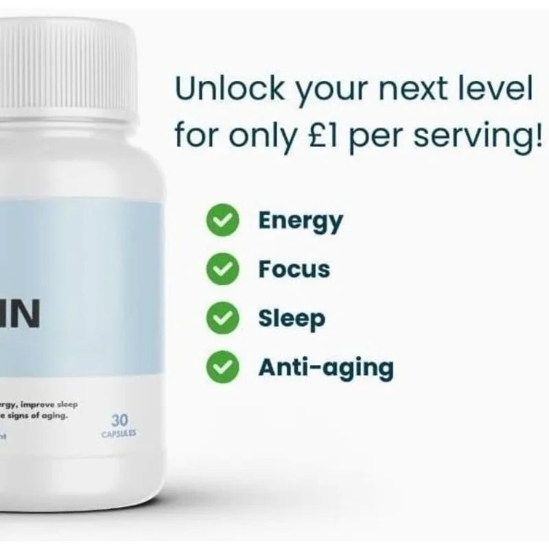NMN 500mg Capsules 30ct – Energy, Focus & Healthy Aging NMN Supplement Qst