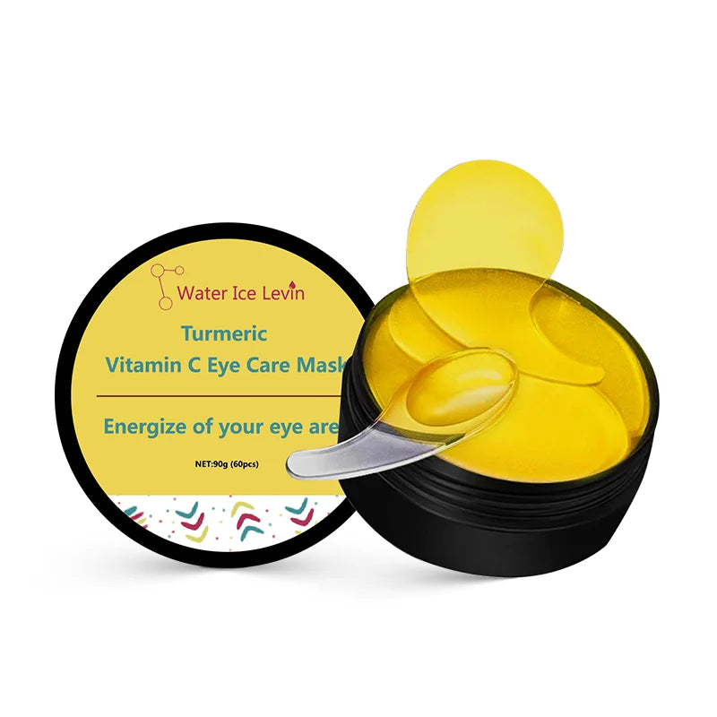 Turmeric Vitamin C Eye Mask – Brighten, Firm & Depuff Eye Treatment Mask Qme 1pcs
