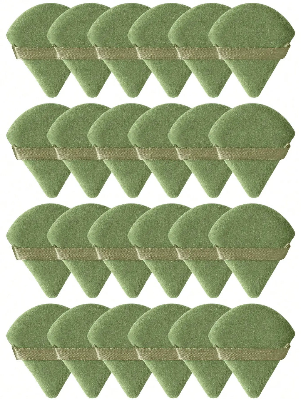Triangle Sponge Puff Set – Loose Powder Setting & Blending Makeup Sponge Puff Qme