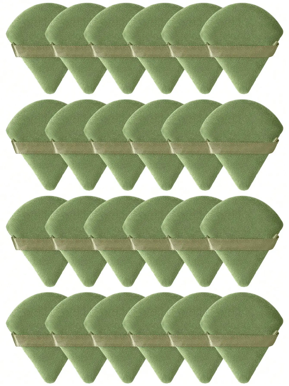 Triangle Sponge Puff Set – Loose Powder Setting & Blending Makeup Sponge Puff Qme