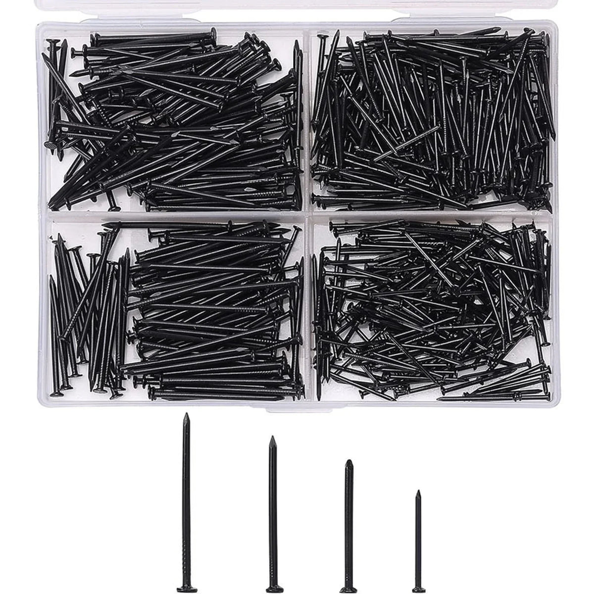 Multi-Size Invisible Wall Nails for Picture Frames | No-Trace Wall Nail Set Qme a